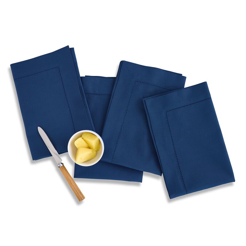 Cotton Linen Dinner Napkins - Cotton Linen Hemstitch image number 0