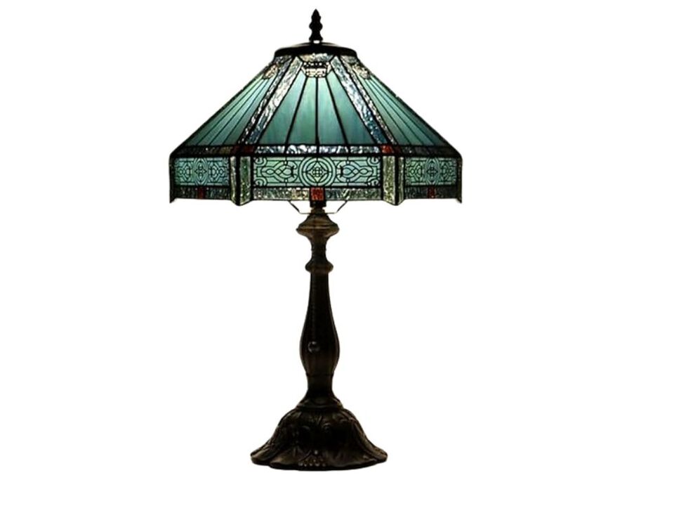 Tiffany Style Stained Glass Table Lamp For Bedside