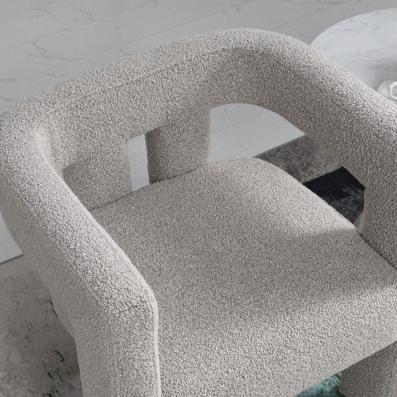 Hal Modern Boucle Armchair Set