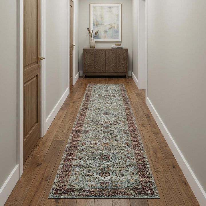 HomeRoots Oriental Runner Rug