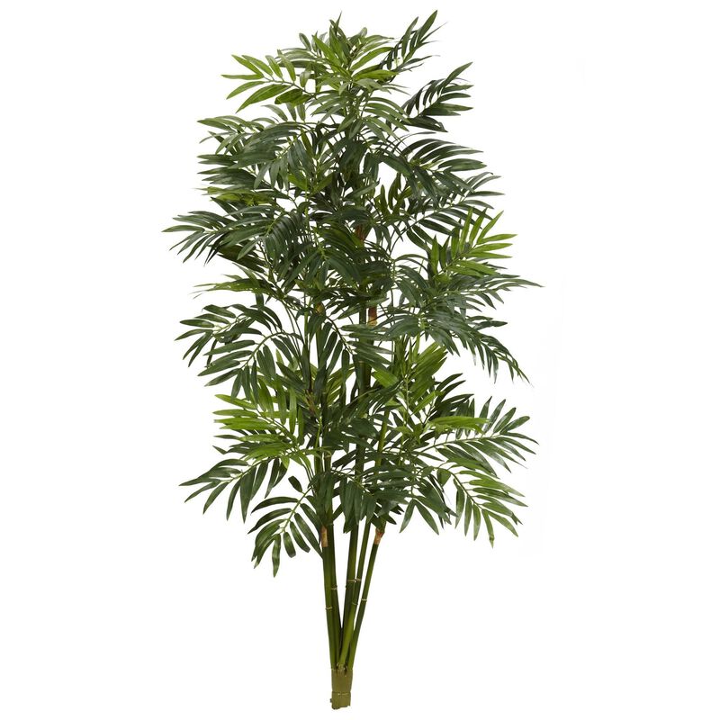 Nearly Natural 3-ft Mini Bamboo Palm Artificial Plant