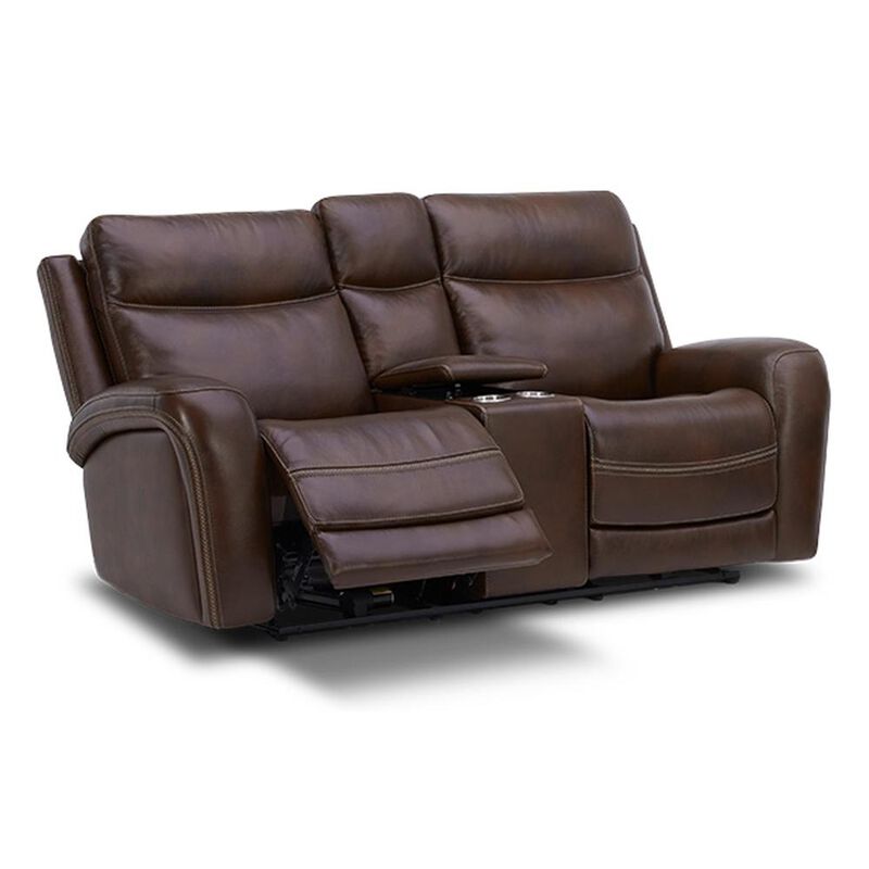 Liberty Furniture Power Dual Reclining Loveseat w/ Console, Power Headrest and Zero Gravity image number 2