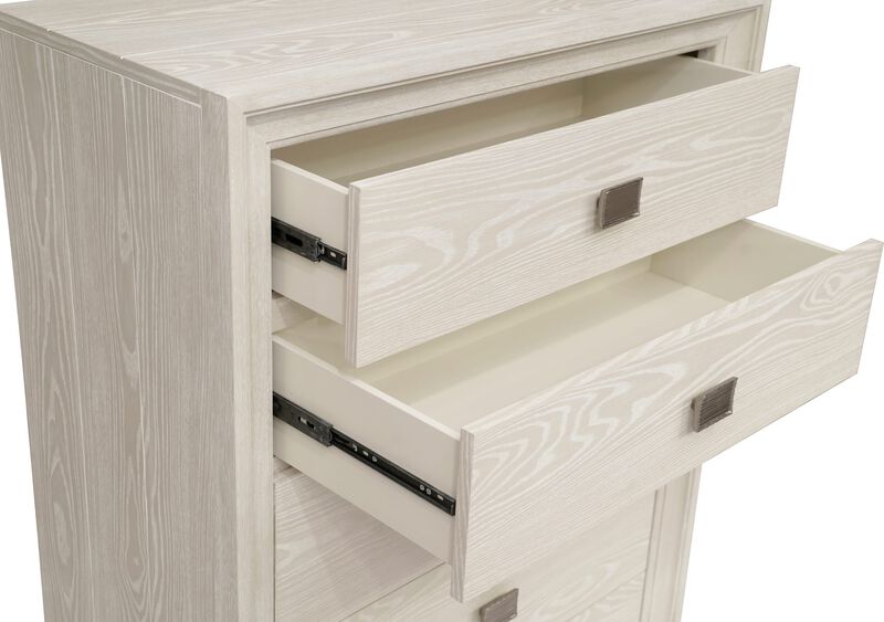 Maxime Five Drawer Chest in Ash