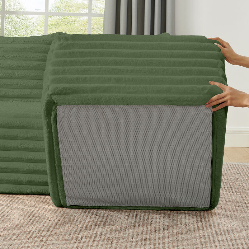 Snupdu 127" Cloud Couch Sectional image number 6