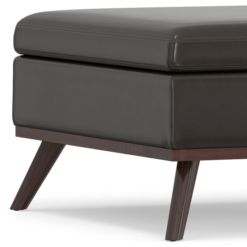 Owen 36 in Wide Square Square Coffee Table Storage Ottoman