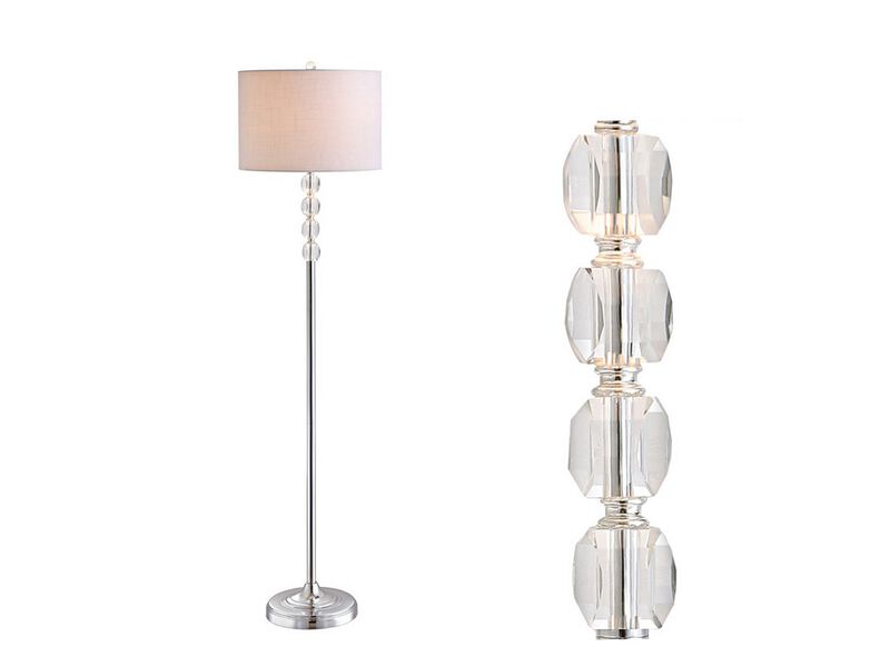 Aubrey Crystal / Metal LED Floor Lamp