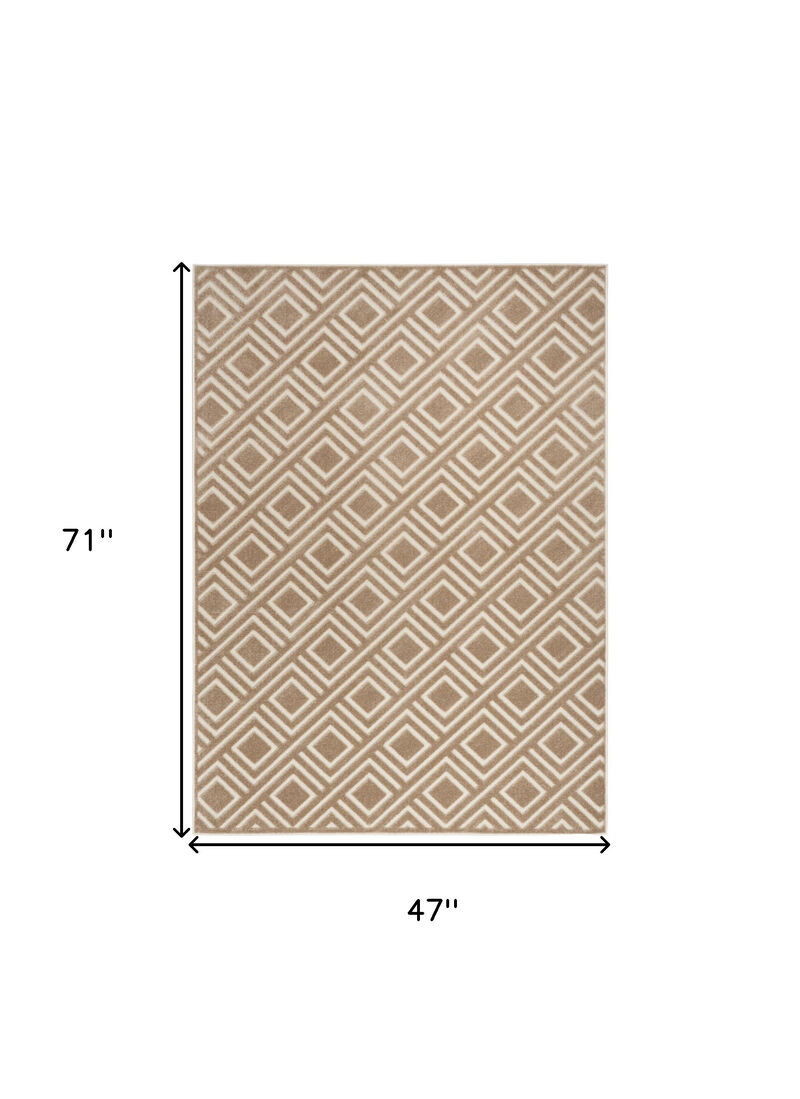 HomeRoots Geometric Area Rug image number 2