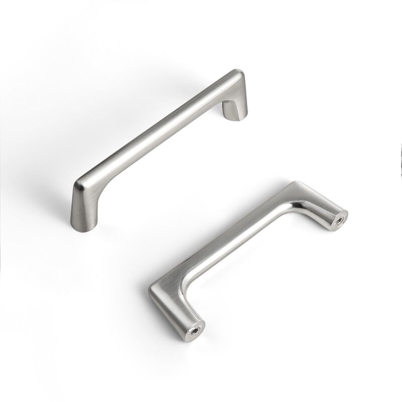 Goo-Ki Satin Nickel Cabinet Pulls with 3'' Hole Centers, Modern Style Zinc Alloy Cabinet Handles for Dresser,Wardrobe,Cupboard-