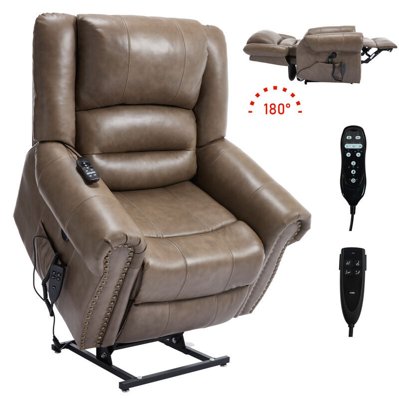 Mondawe Power Lift Recliner Chair Heat Massage, Heavy Duty Motion Mechanism with USB Ports image number 0