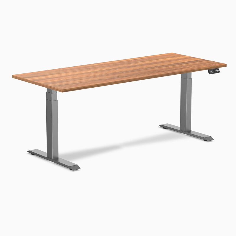 Desky Dual Laminate Sit Stand Desk image number 0