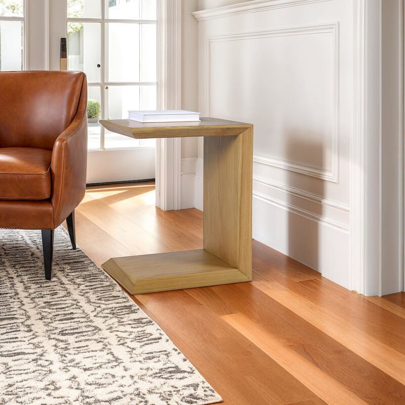 Jofran Nobu Modern Beveled Angle Wood Accent End C-Table