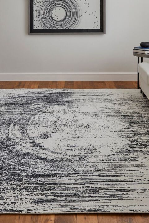 Coda 8928F Black/White 5' x 8' Rug