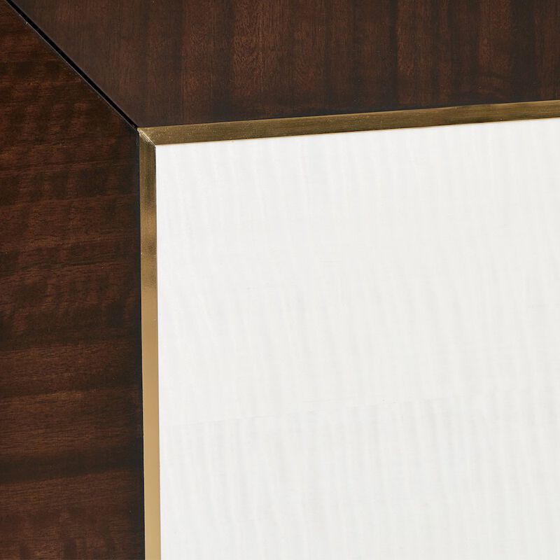 Michael Amini Belmont Place Cal. King Upholstered Bed - Espresso