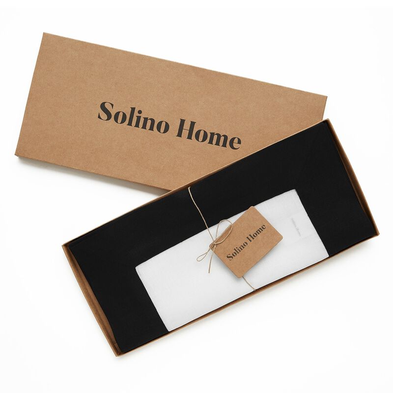 Solino Home 100% Pure Linen Table Runner - Contempo