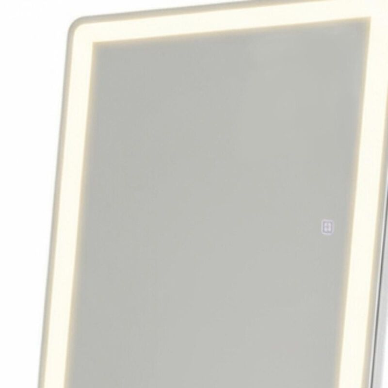 HomeRoots 71" Clear Lighted Freestanding and Wall Mount Frameless Full Length Mirror image number 2