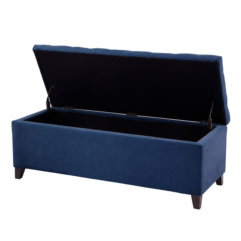 Gracie Mills Bianca Tufted Upholstered Storage Bench with Soft Close