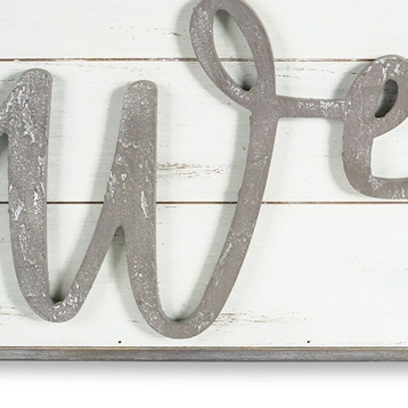 HomeRoots Welcome Sign Wood Wall Decor image number 2