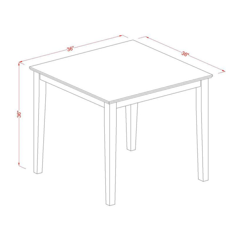 3 Pc counter height pub set - Table and 2 counter height Chairs.