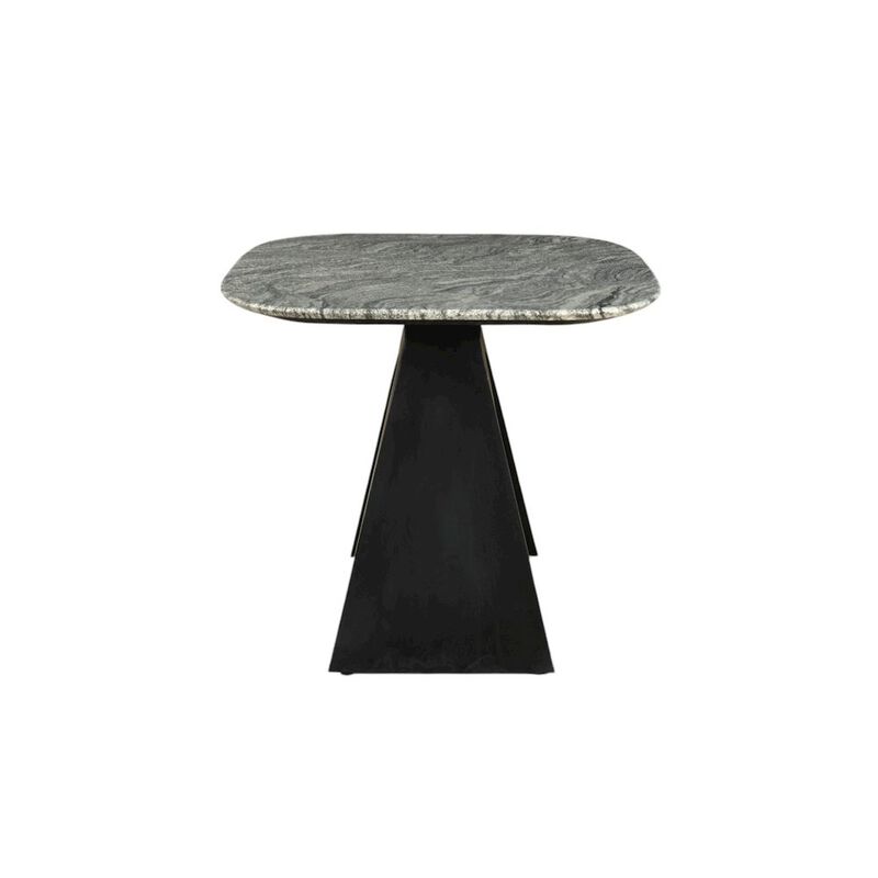 Modrest Colbert - Modern Black & White Marble Dining Table