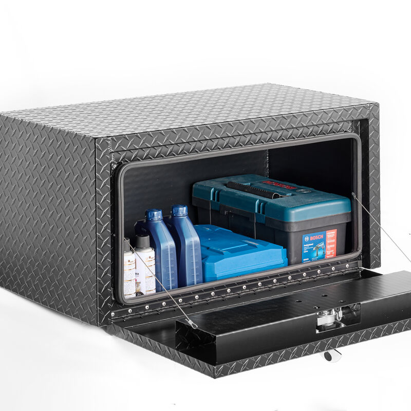 ELEMENT ACE Heavy Duty 36 Inch Underbody Truck Tool Box Waterproof Underbed Storage Organizer Chest with Lock for Secure Work Gear Storage in Pickups and Trailers image number 5