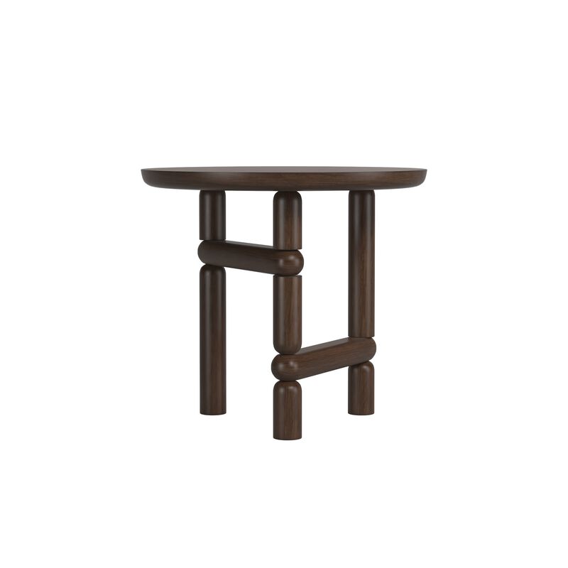 Verge Round End Table image number 0