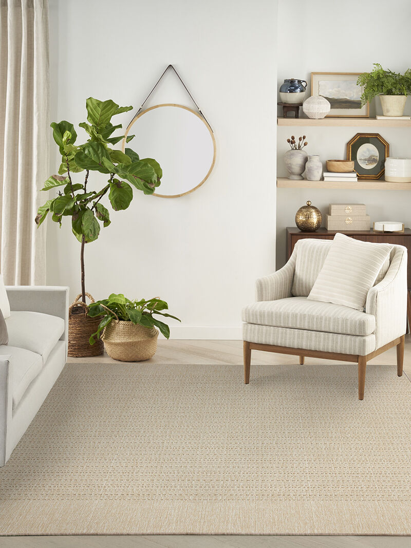Tulum TLM01 Cream 9' x 12' Rug image number 7
