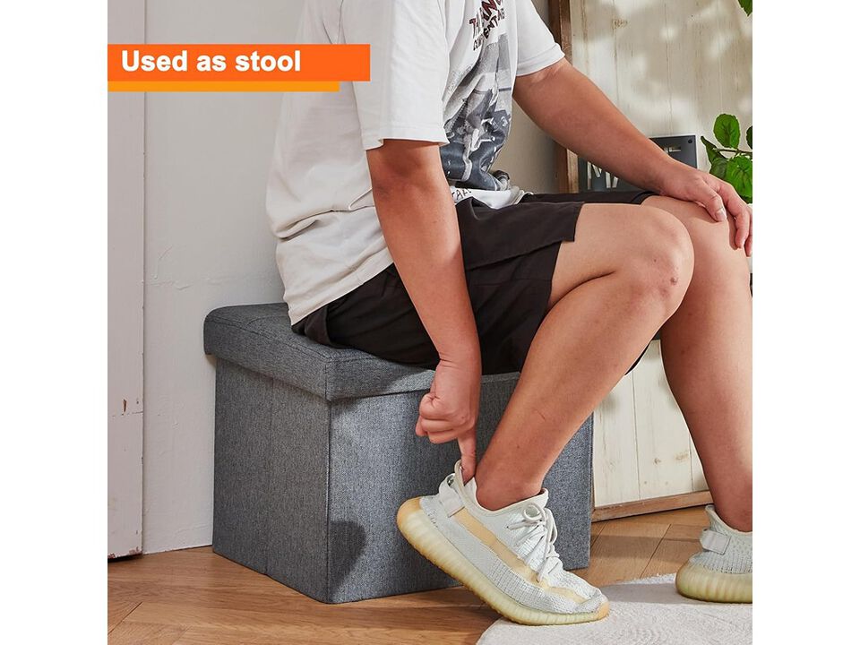Ottoman Foot Rest Footstool Bench for Living Room