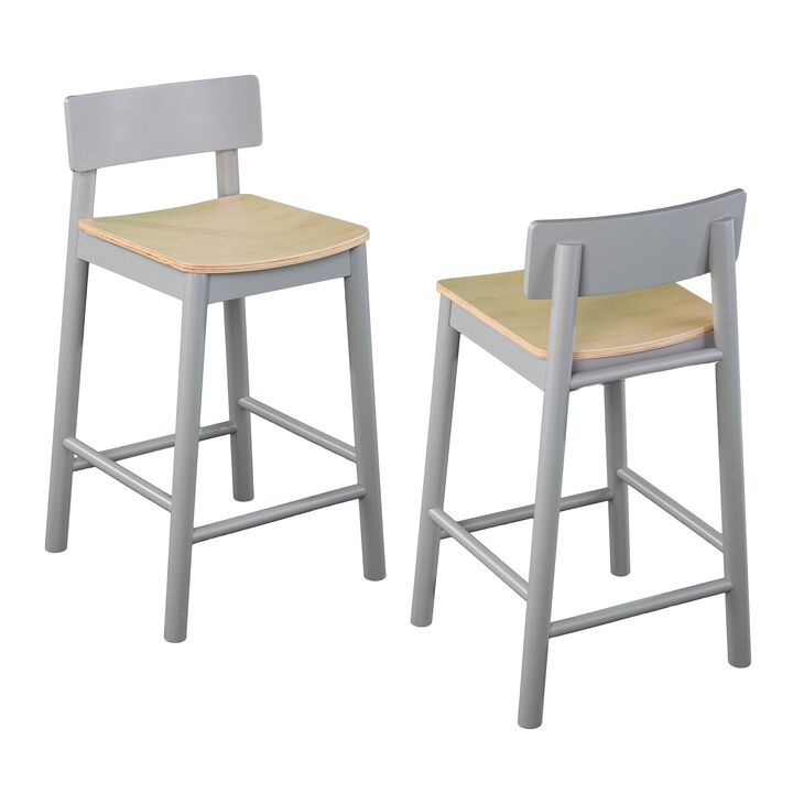 Claxby Two-Tone Counter Stools (Set of 2)