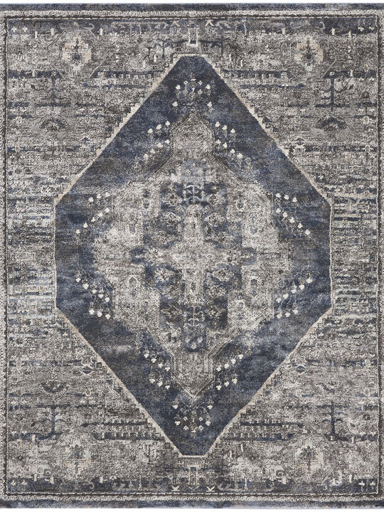 American Manor AMR02 Blue 3'11" x 5'11" Rug