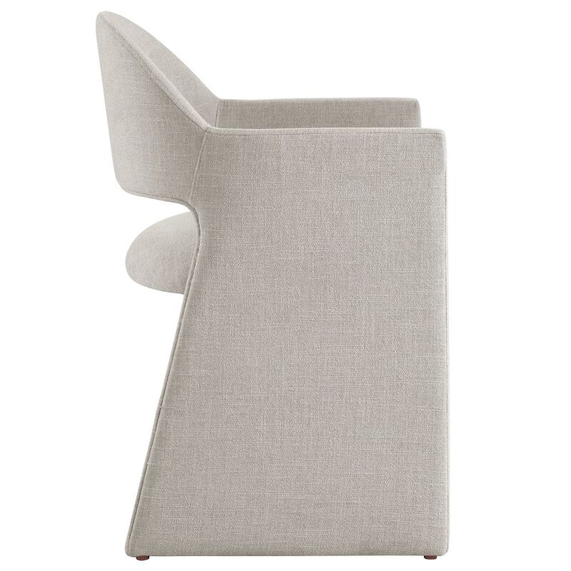 Talia Upholstered Fabric Dining Armchair image number 3