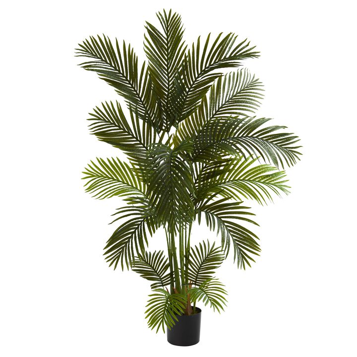 HomPlanti 5.5 Feet Areca Palm Artificial Tree