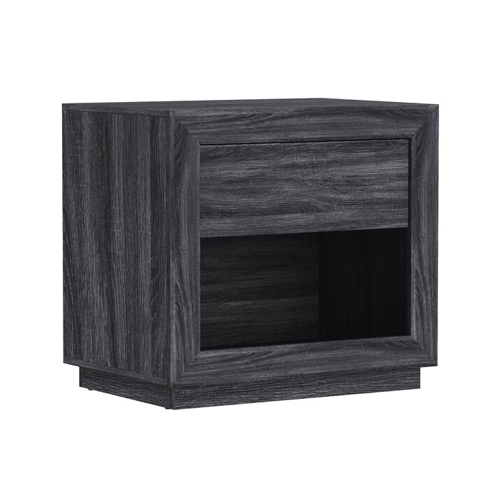 Soren 26" 1-Drawer Nightstand in Gray