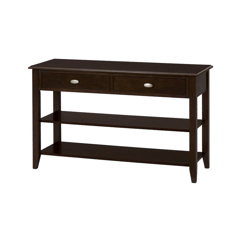 Jofran Merlot Warm Contemporary 48 Sofa Table