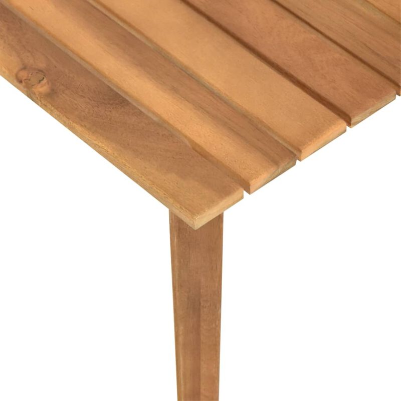 vidaXL Garden Coffee Table 23.6"x23.6"x14.2" Solid Acacia Wood
