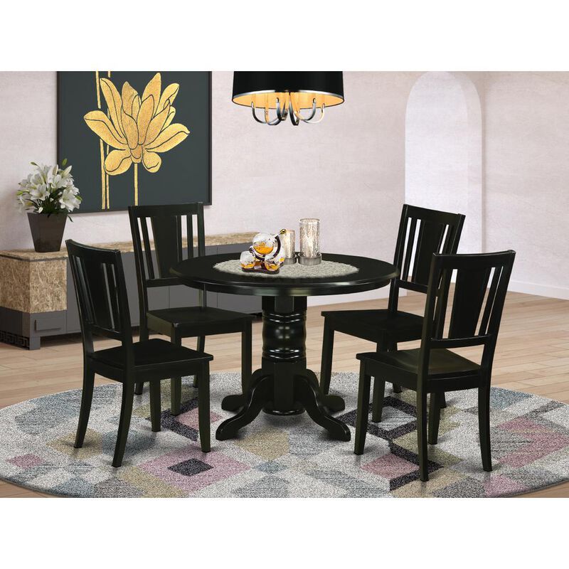 5 Pc Kitchen Table set for 4-Dining Table and 4 Dining Chairs
