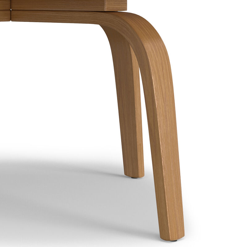 Payton  34 inch Wide Round Contemporary Coffee Table in Natural