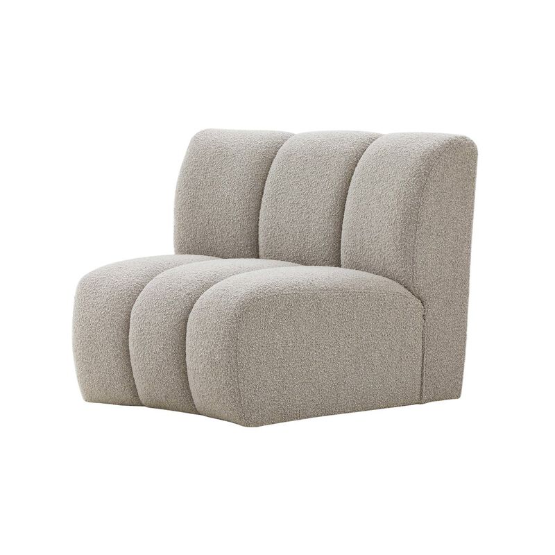 Meridian Furniture Infinity Black Boucle Fabric Modular Chair