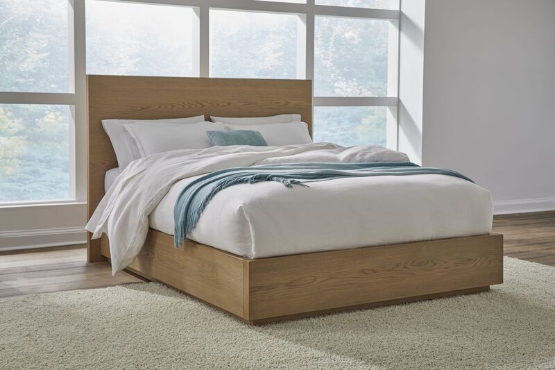 One Coastal Modern Platform Bed