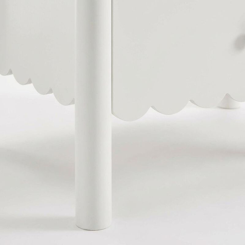 Bedside Nightstand with 2 Drawers in Elegant Finish image number 5