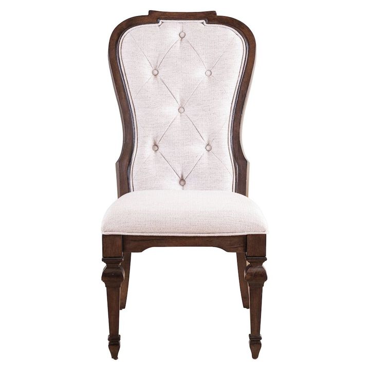 Liberty Furniture Providence Park Uph Side Chair for Dining Room - Set of 2 - Chateau Brown