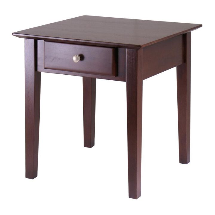 Rochester End Table with one Drawer, Shaker