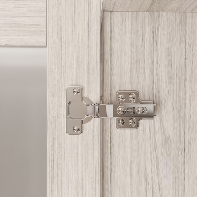 FUFU&GAGA Modular Wardrobe Closet System with Frosted Glass Doors, Gold Handles, Hanging Rods & Drawers,(133.4" W x 98.4" D x 70.9" H),White