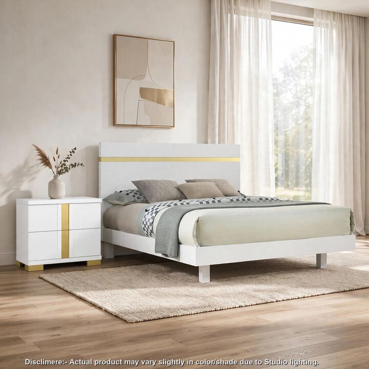 Bedroom Set, 2 Piece Set with Nightstand