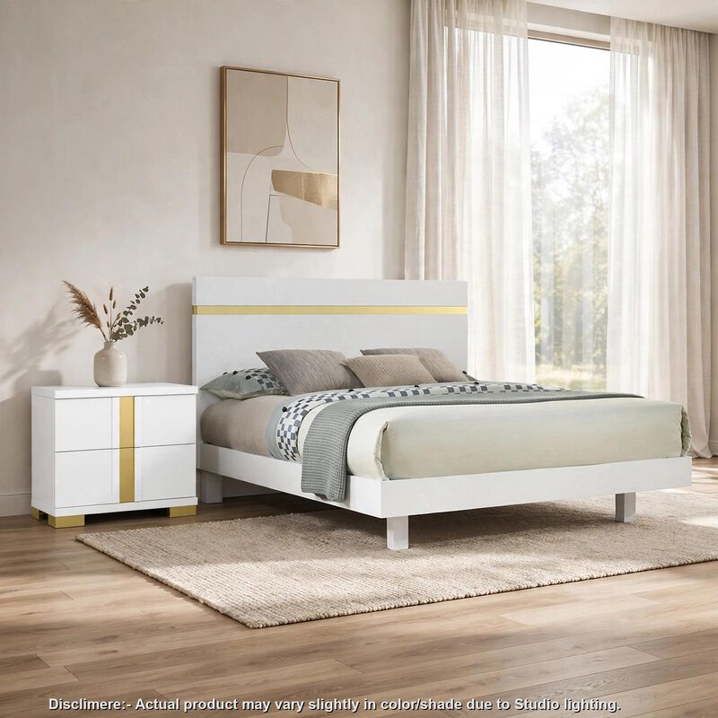 Bedroom Set, 2 Piece Set with Nightstand image number 1