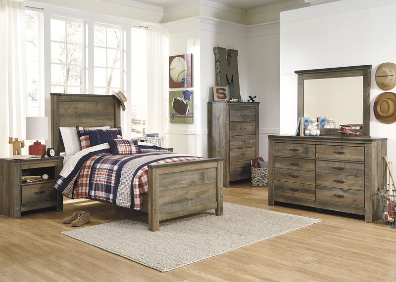 Trinell Twin Panel Bed image number 2