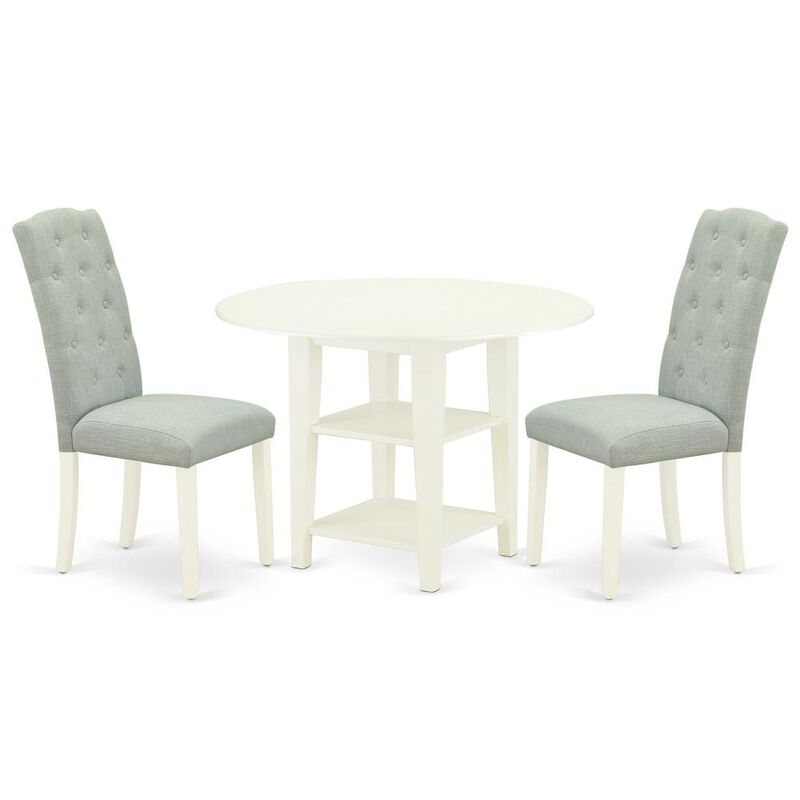 Dining Room Set Linen White