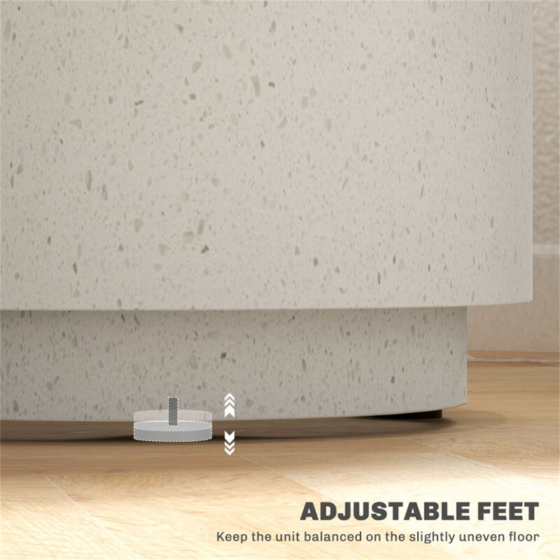 Versatile End Table Side Table for Living Room or Bedroom Storage