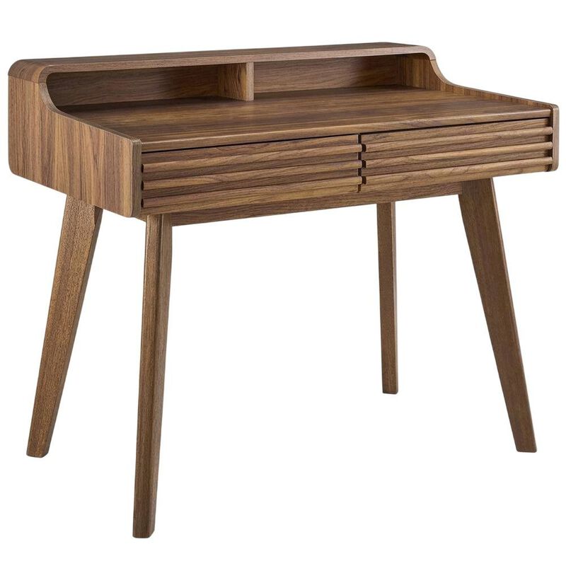 Wooden Render Writing Desk with Spacious Surface and Modern Design image number 0
