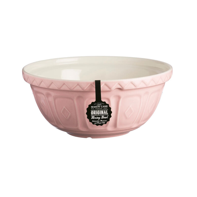 Mason Cash Color Mix Powder Pink Size 12 Mixing Bowl, 4.25 Quart