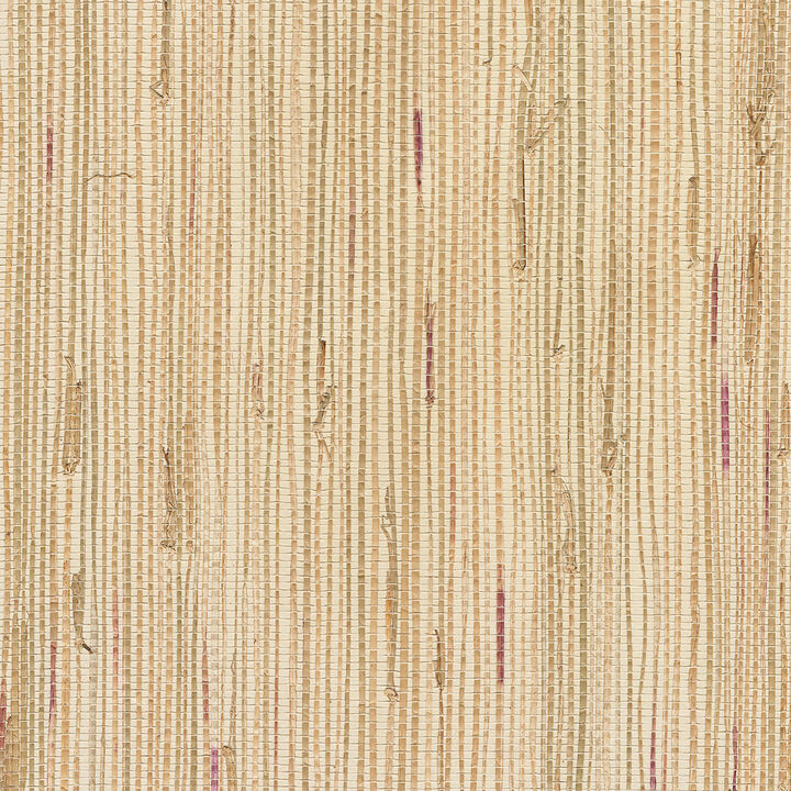 Andrei Olive Grasscloth Wallpaper